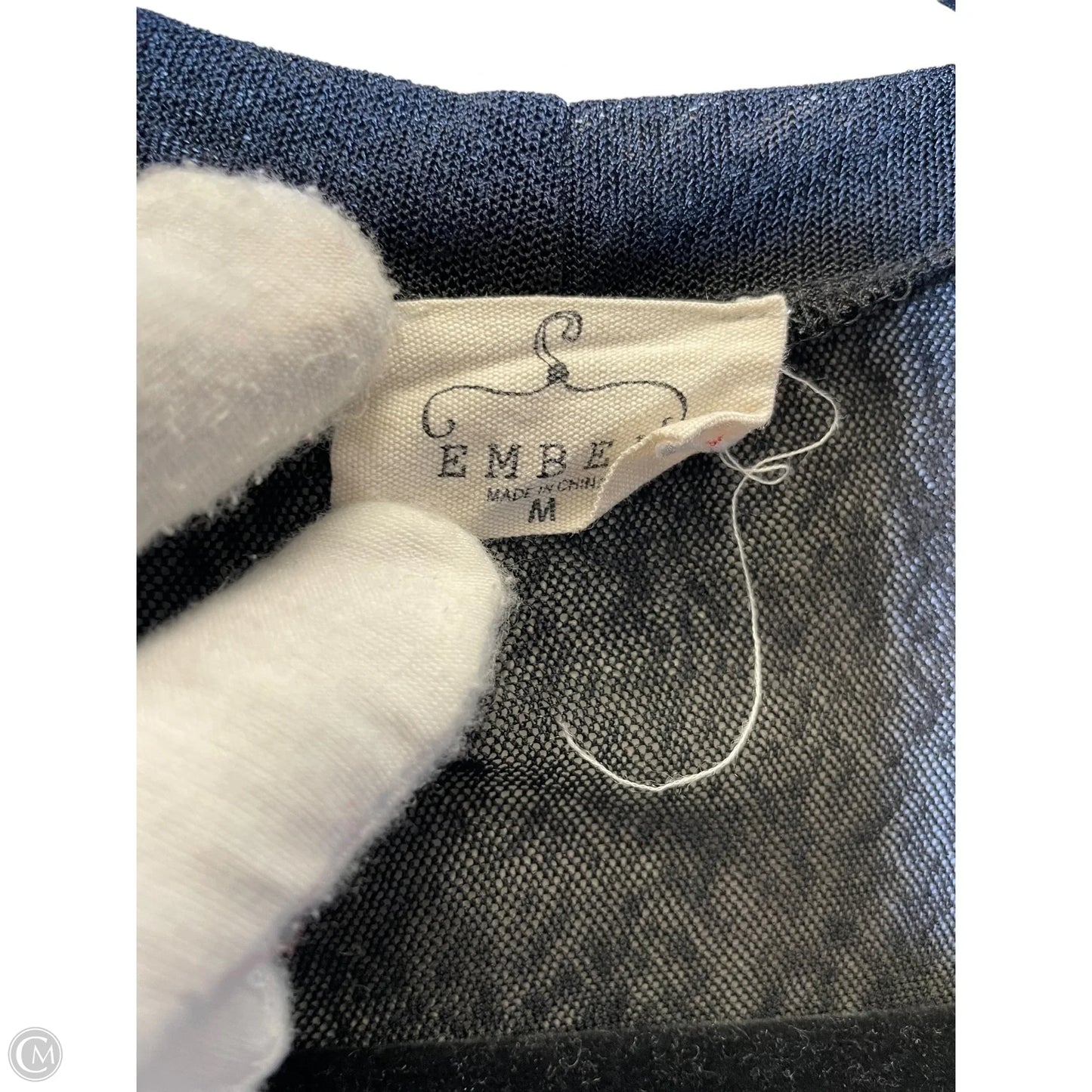 Kimono By Clothes Mentor In Black, Size: M