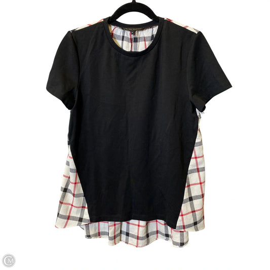 Top Short Sleeve By English Factory In Multi-colored, Size: M