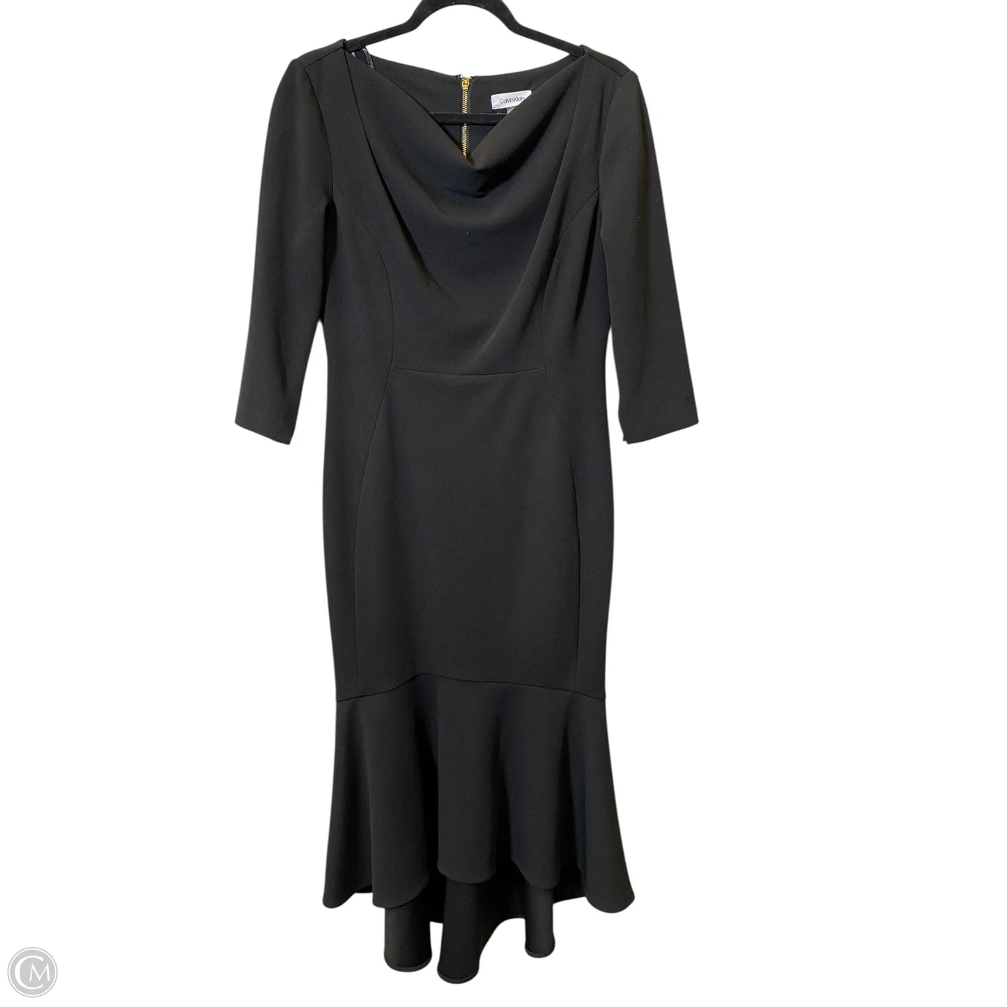 Dress Casual Maxi By Calvin Klein In Black, Size: 8