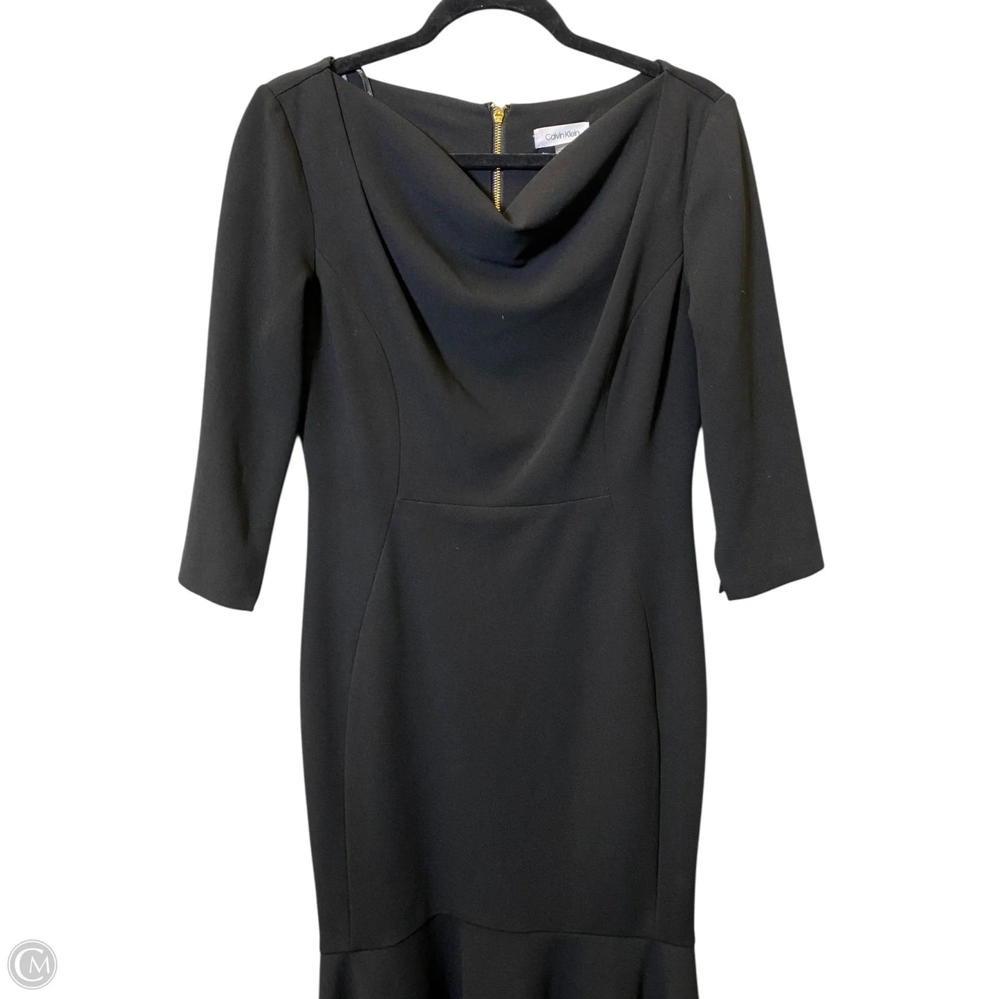 Dress Casual Maxi By Calvin Klein In Black, Size: 8