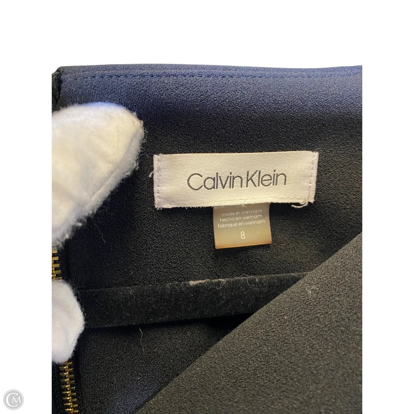 Dress Casual Maxi By Calvin Klein In Black, Size: 8