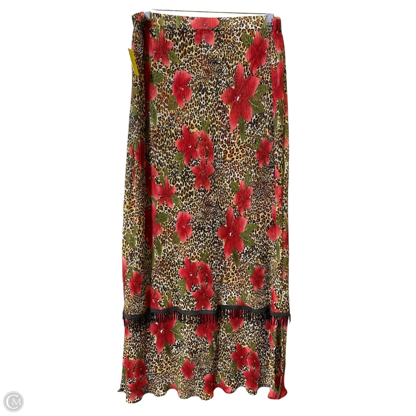 Skirt Maxi By Clothes Mentor In Animal Print, Size: 12