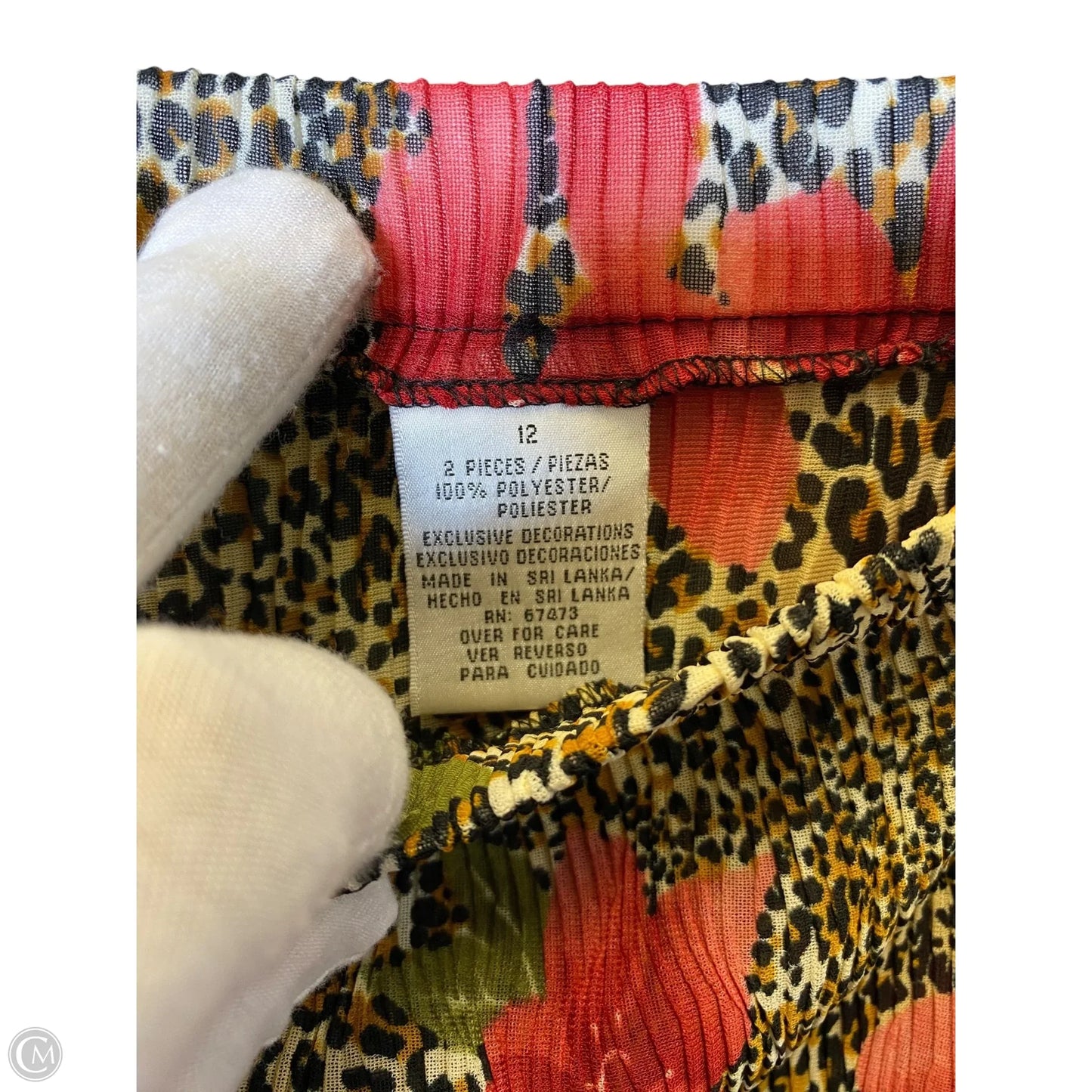 Skirt Maxi By Clothes Mentor In Animal Print, Size: 12