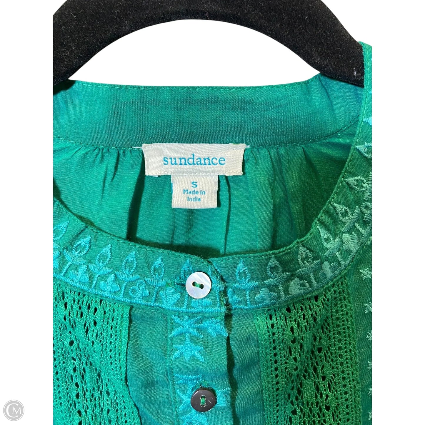 Top Long Sleeve By Sundance In Green, Size: S