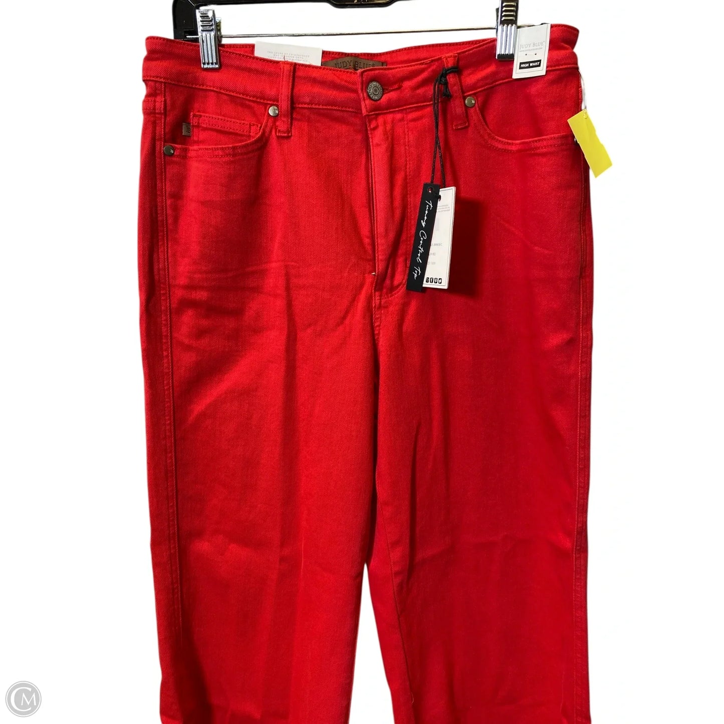 Jeans Wide Leg By Judy Blue In Red, Size: 14