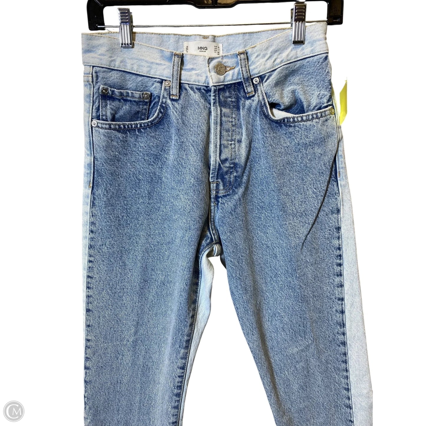 Jeans Straight By Mng In Blue Denim, Size: 2