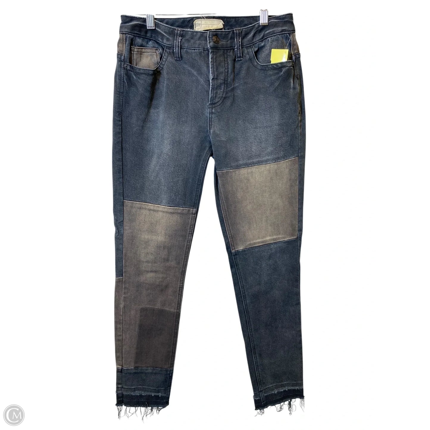 Jeans Skinny By Free People In Black & Brown, Size: 4