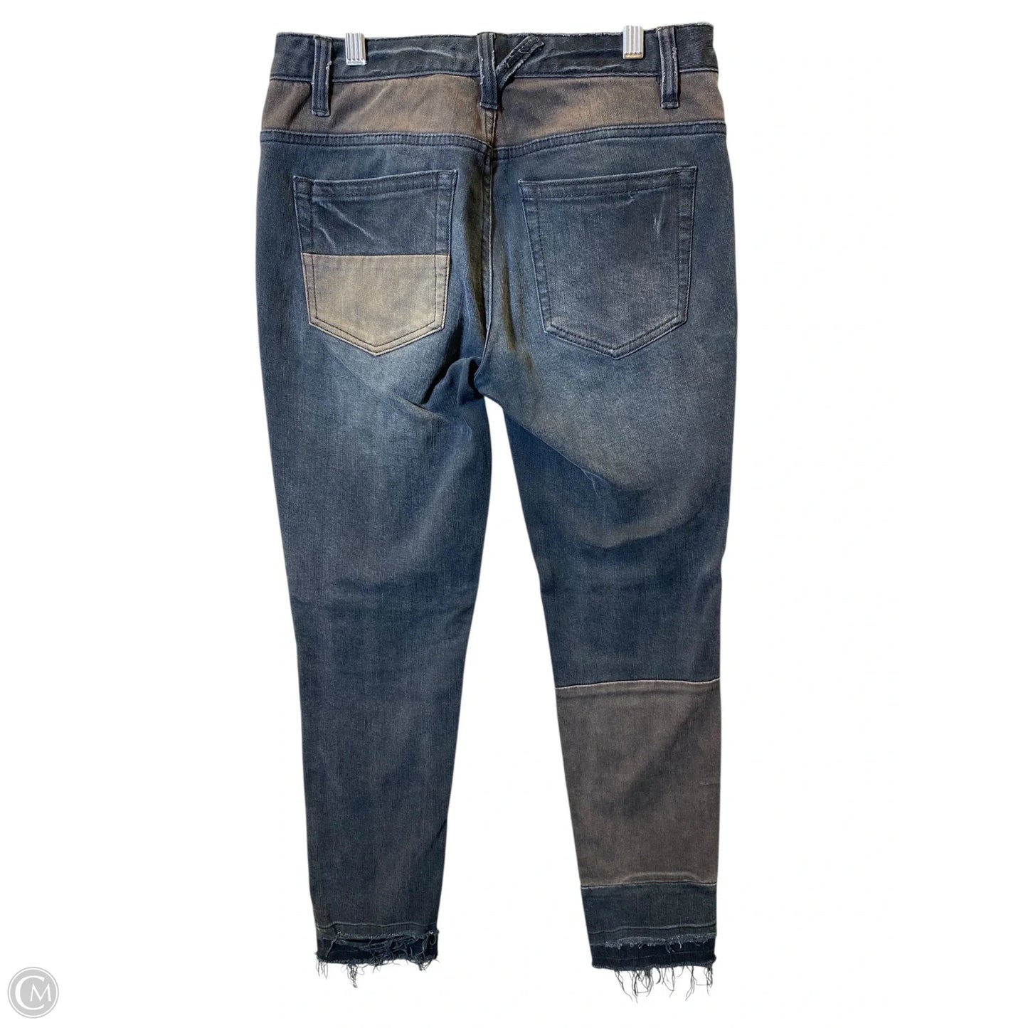 Jeans Skinny By Free People In Black & Brown, Size: 4