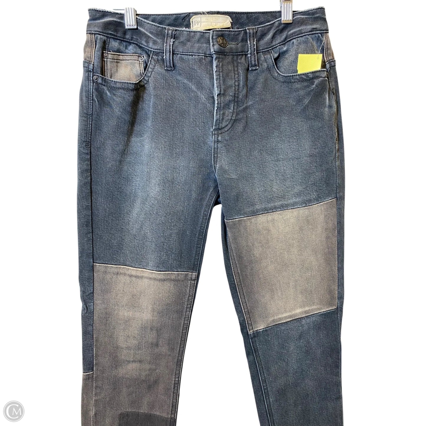 Jeans Skinny By Free People In Black & Brown, Size: 4