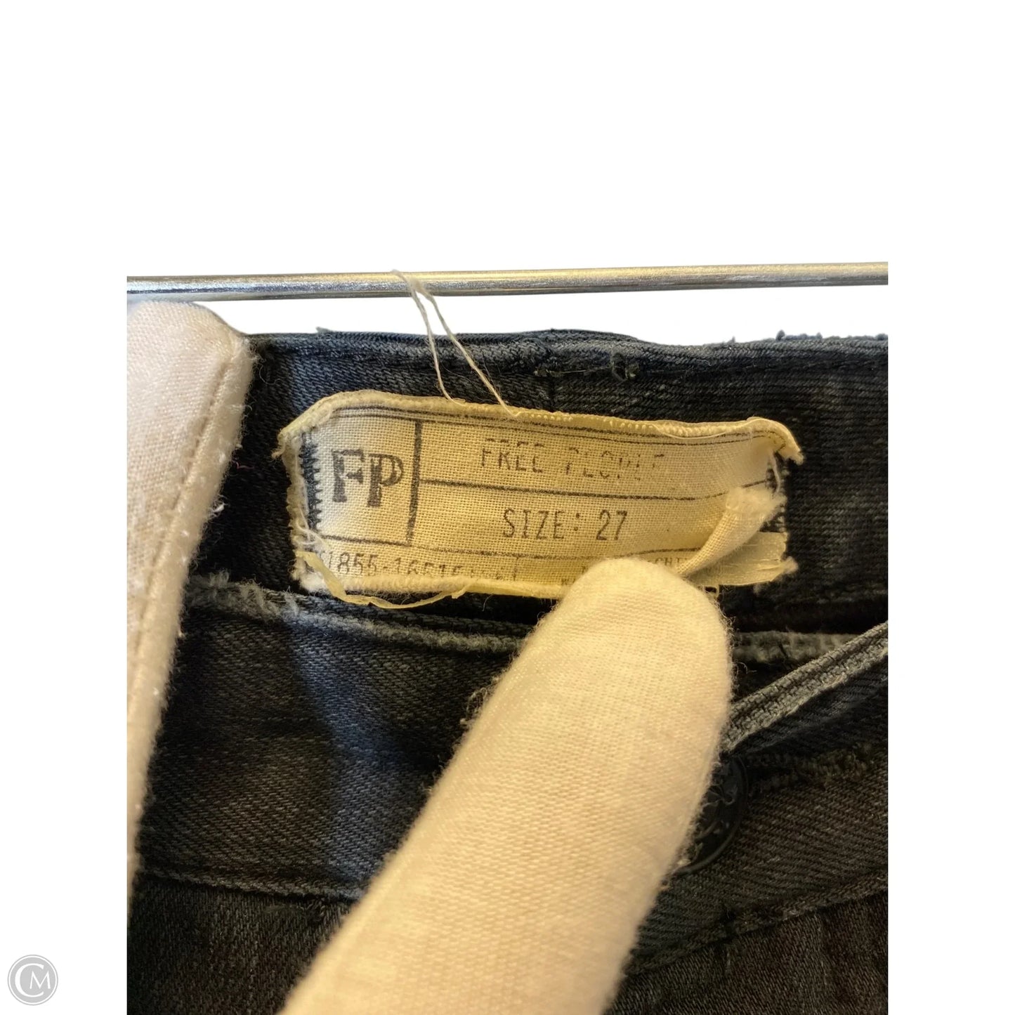 Jeans Skinny By Free People In Black & Brown, Size: 4