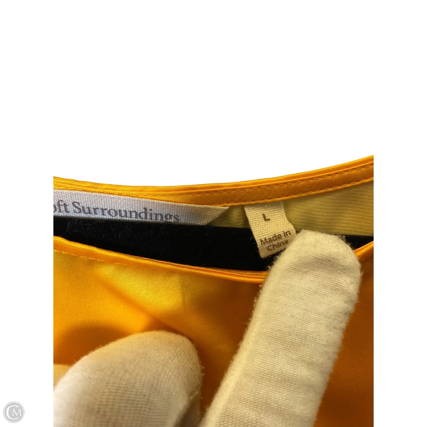 Top Short Sleeve By Soft Surroundings In Multi-colored, Size: L