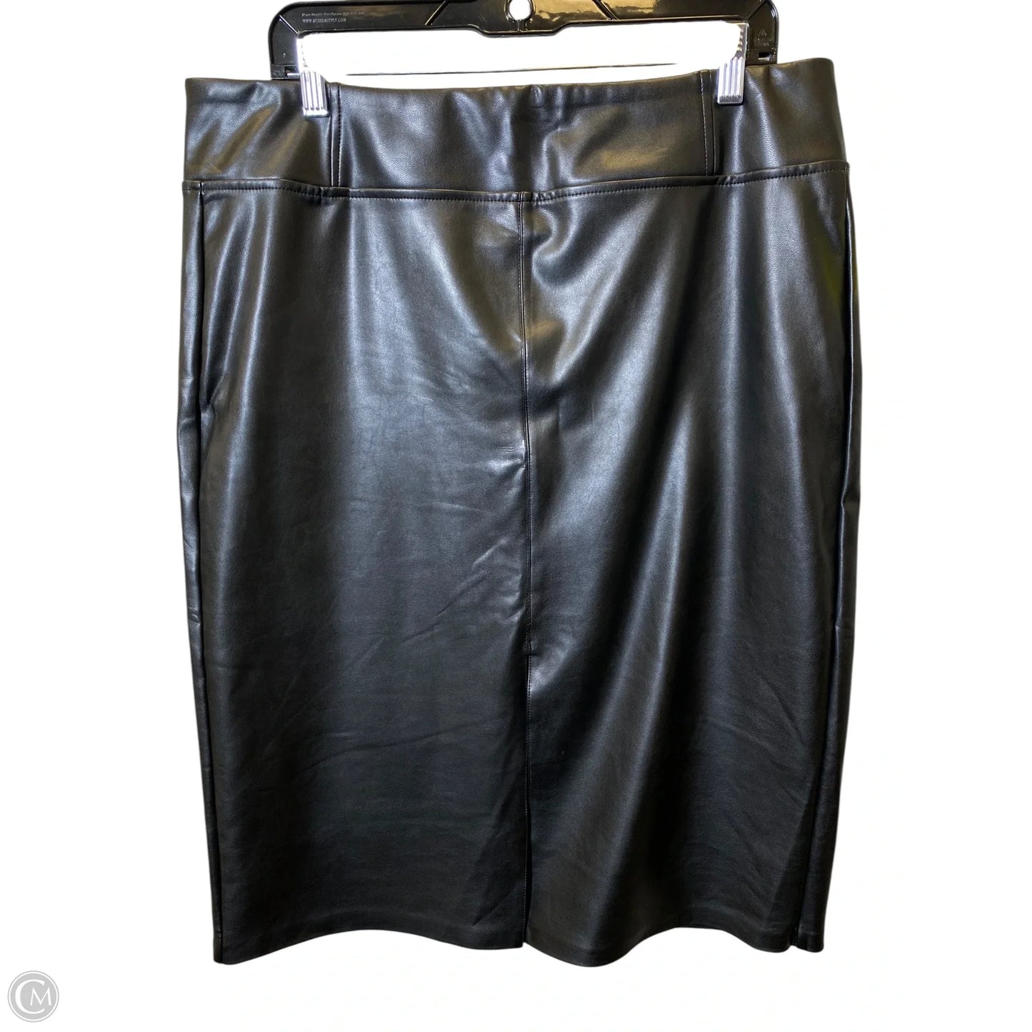 Skirt Midi By Laundry In Black, Size: Xl