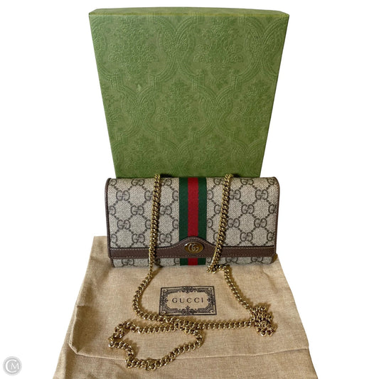 Crossbody Luxury Designer By Gucci, Size: Small