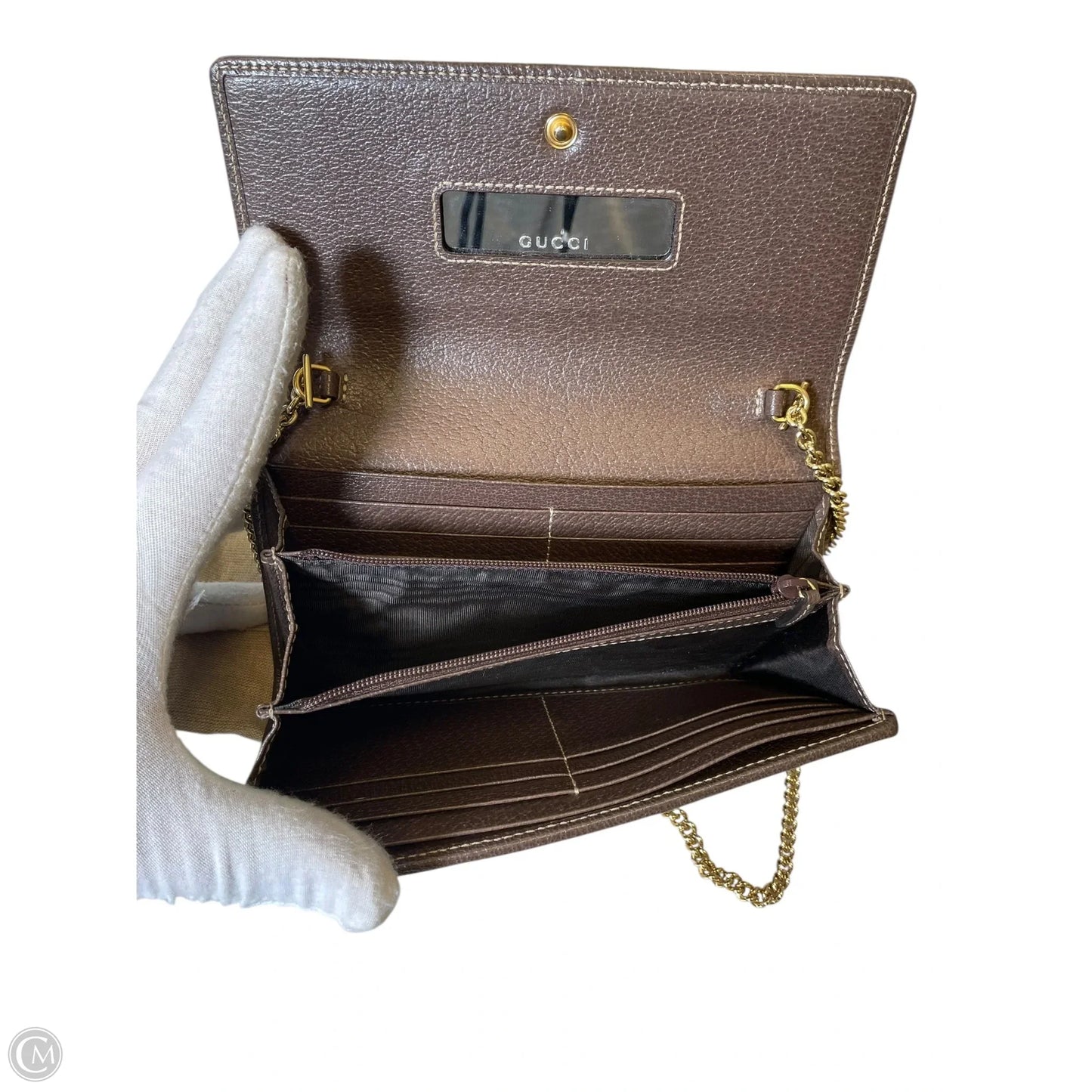 Crossbody Luxury Designer By Gucci, Size: Small