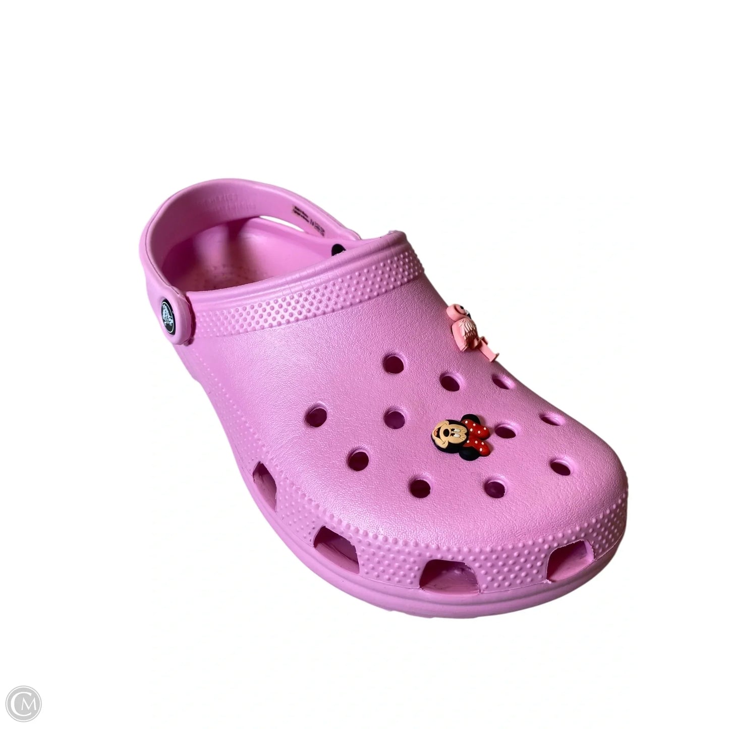 Sandals Flats By Crocs In Pink, Size: 10