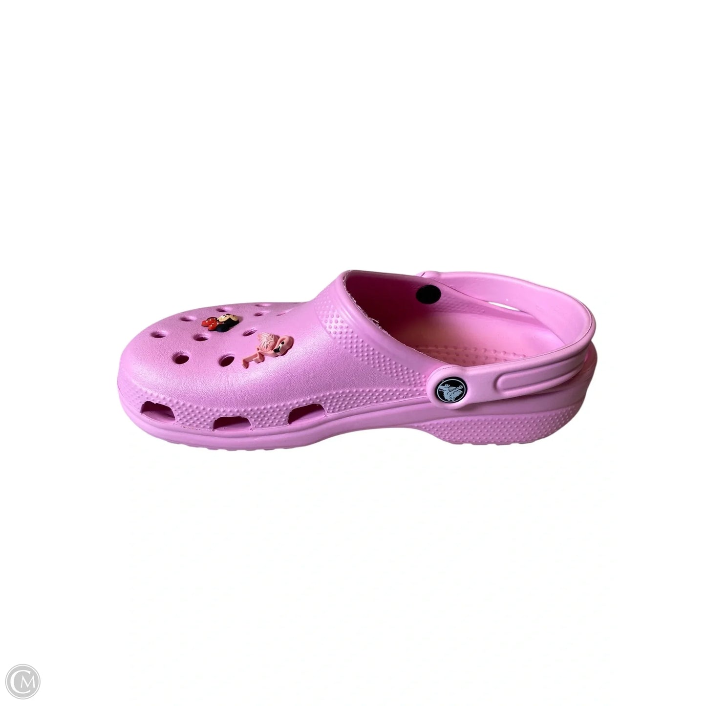 Sandals Flats By Crocs In Pink, Size: 10