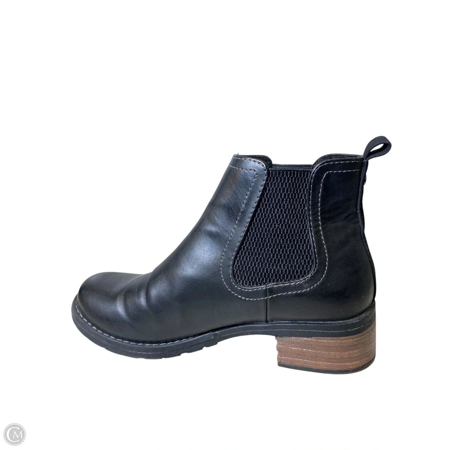 Boots Ankle Heels By Eastland In Black, Size: 7