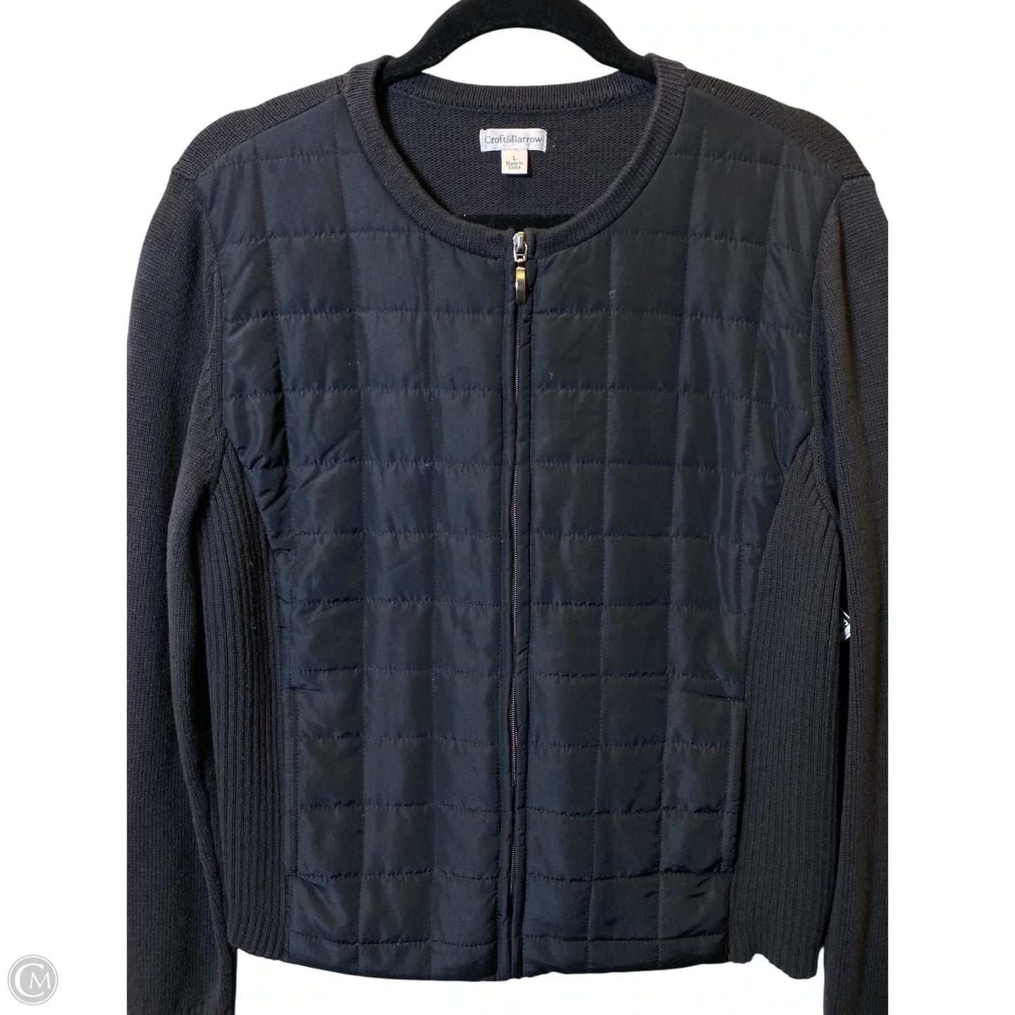 Jacket Other By Croft And Barrow In Black, Size: L