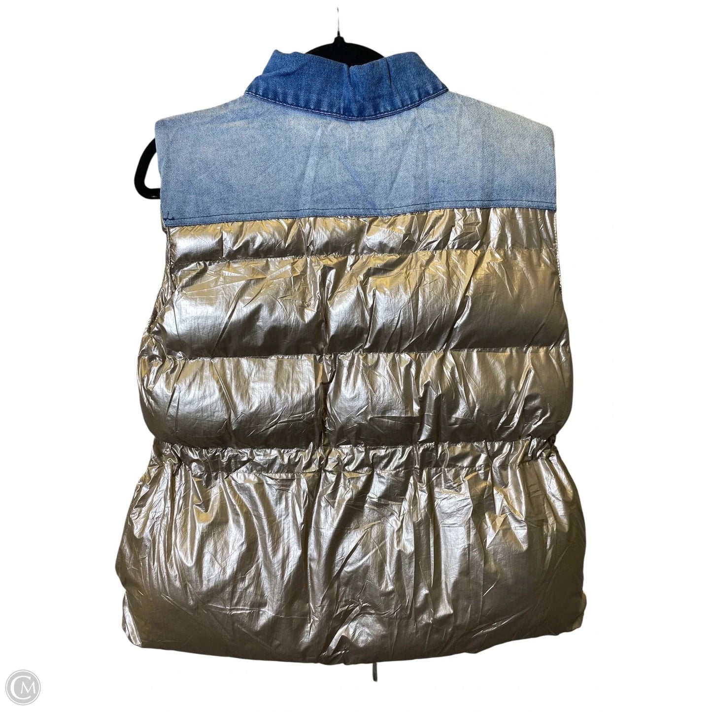 Vest Other By Clothes Mentor In Blue Denim, Size: M