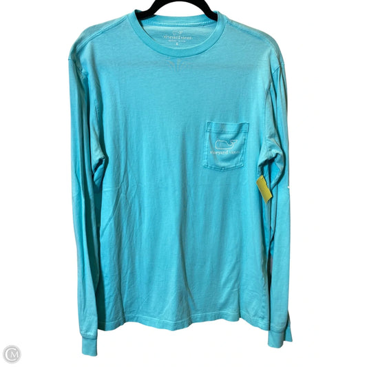 Top Long Sleeve By Vineyard Vines In Teal, Size: S