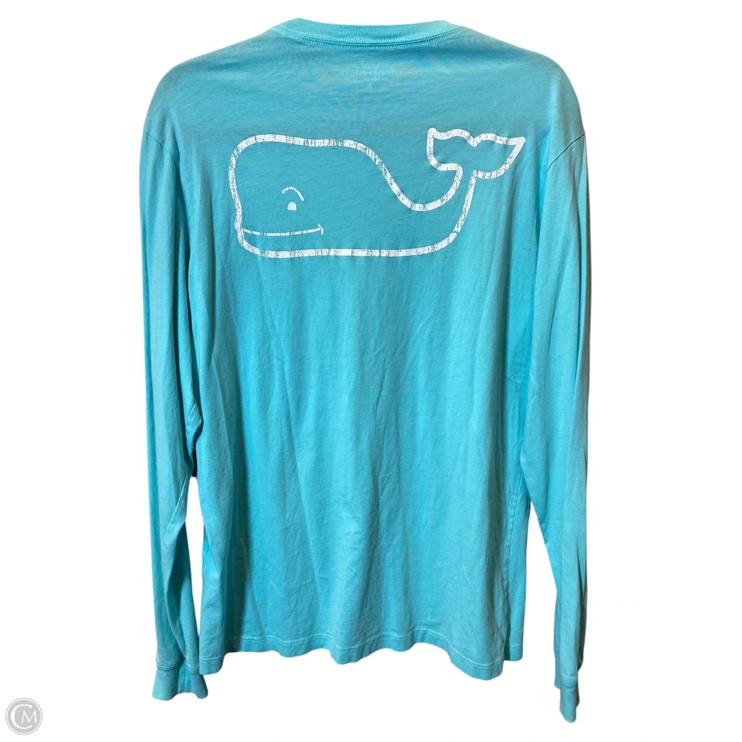 Top Long Sleeve By Vineyard Vines In Teal, Size: S