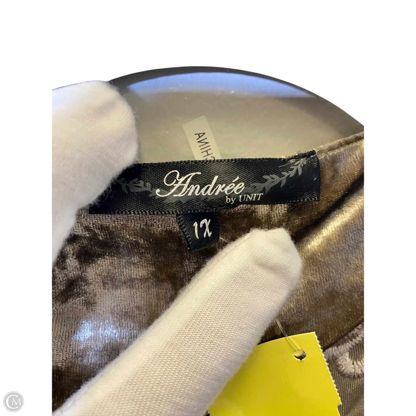 Cardigan By Andree By Unit In Brown, Size: 1x