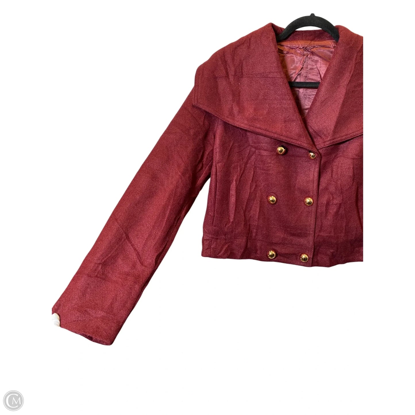Jacket Other By Clothes Mentor In Maroon, Size: M