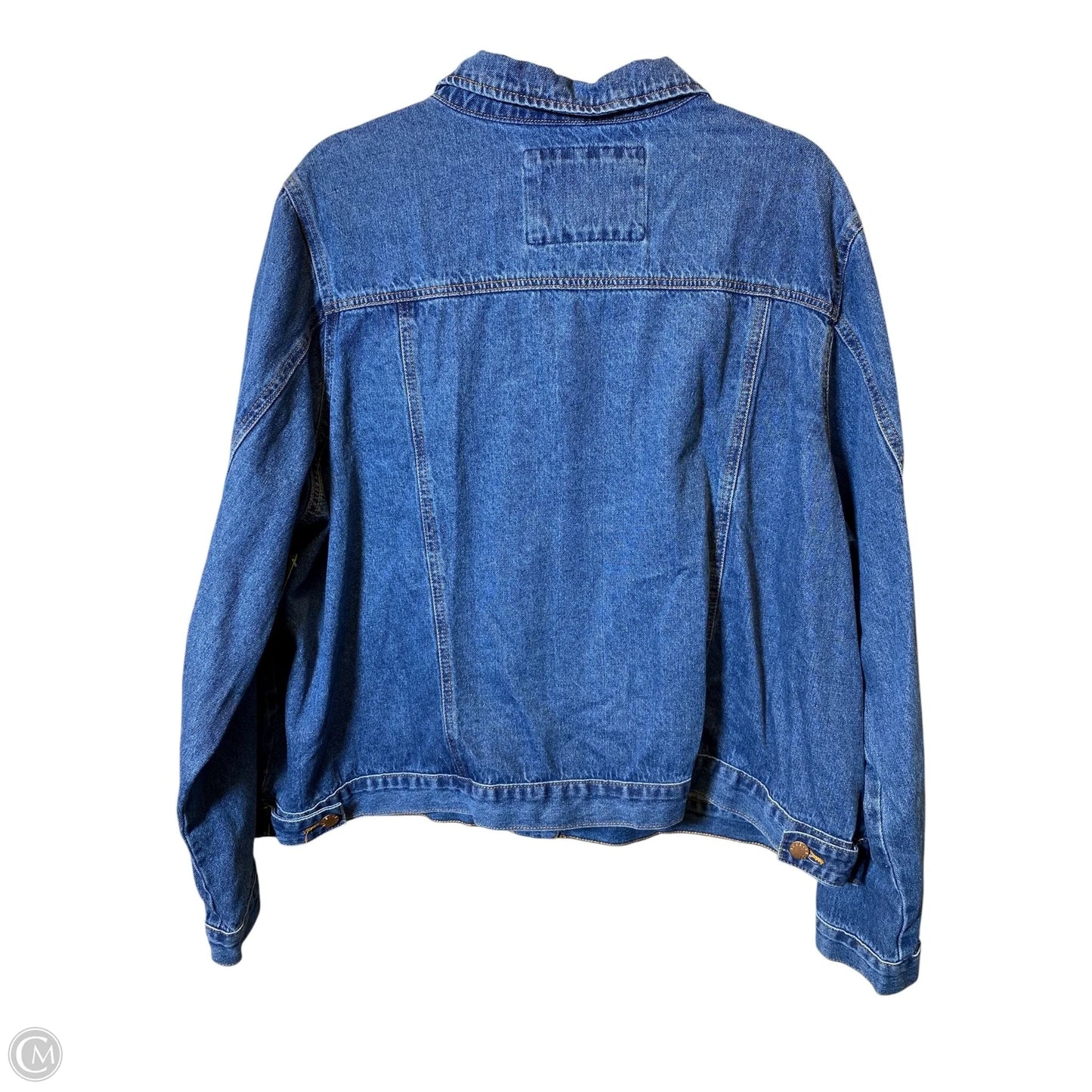 Jacket Denim By Forever 21 In Blue Denim, Size: 3x