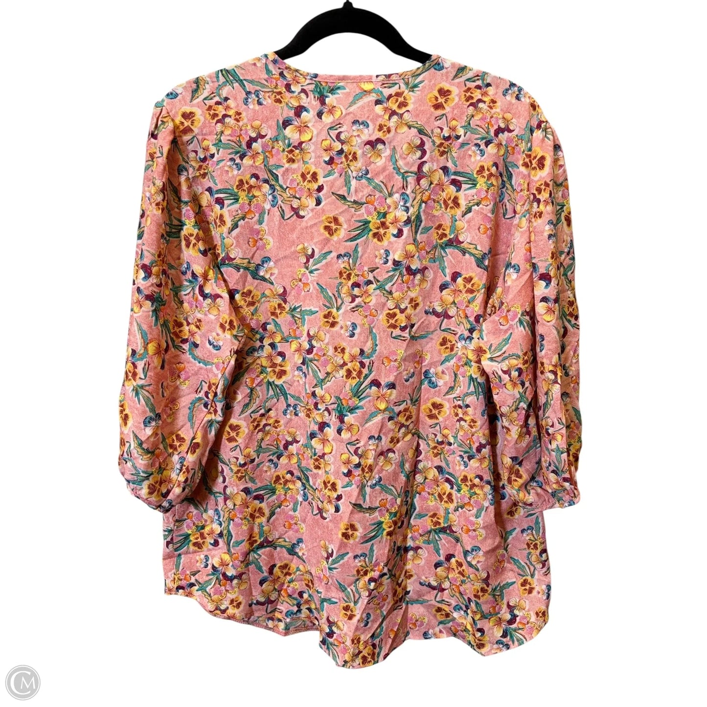 Top 3/4 Sleeve By Clothes Mentor In Multi-colored, Size: 3x