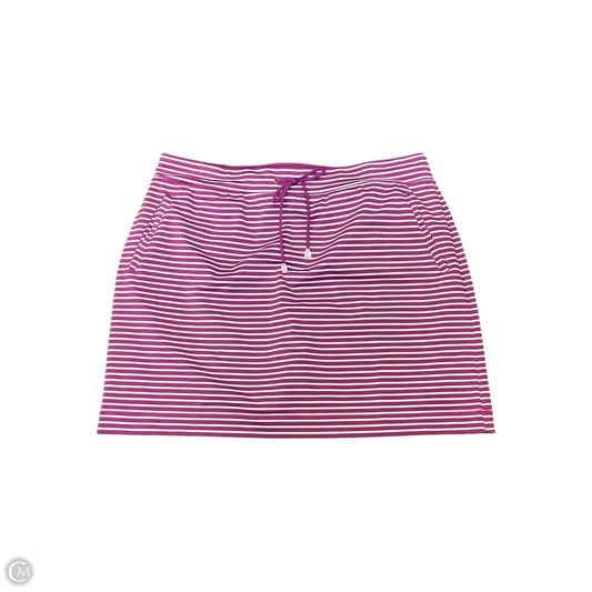 Skort By Chicos In Striped Pattern, Size: L
