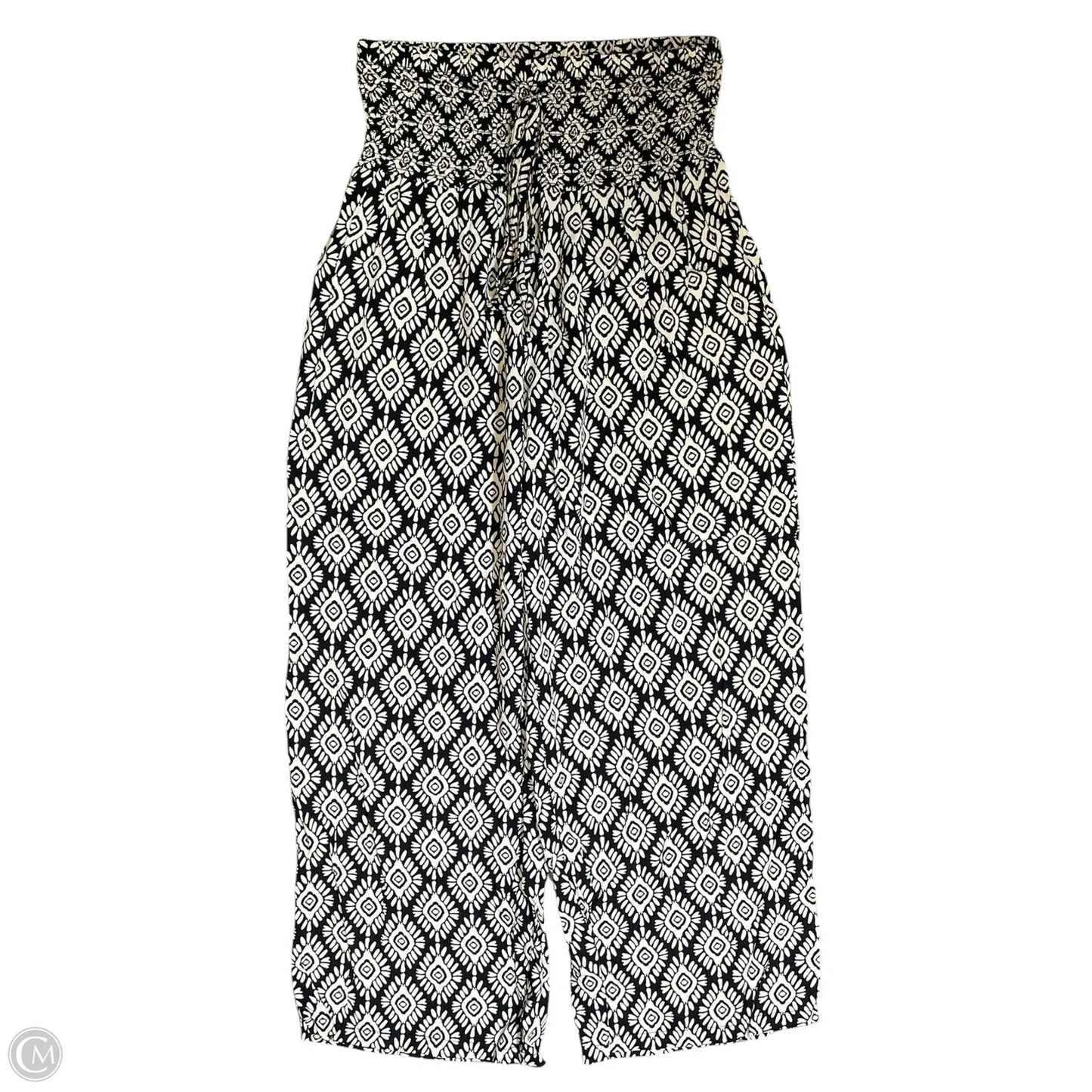 Pants Other By Clothes Mentor In Black & Cream, Size: S