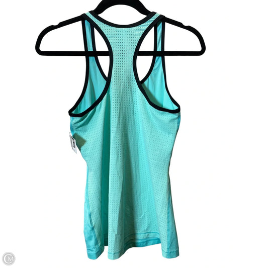 Athletic Tank Top By Nike In Aqua, Size: M