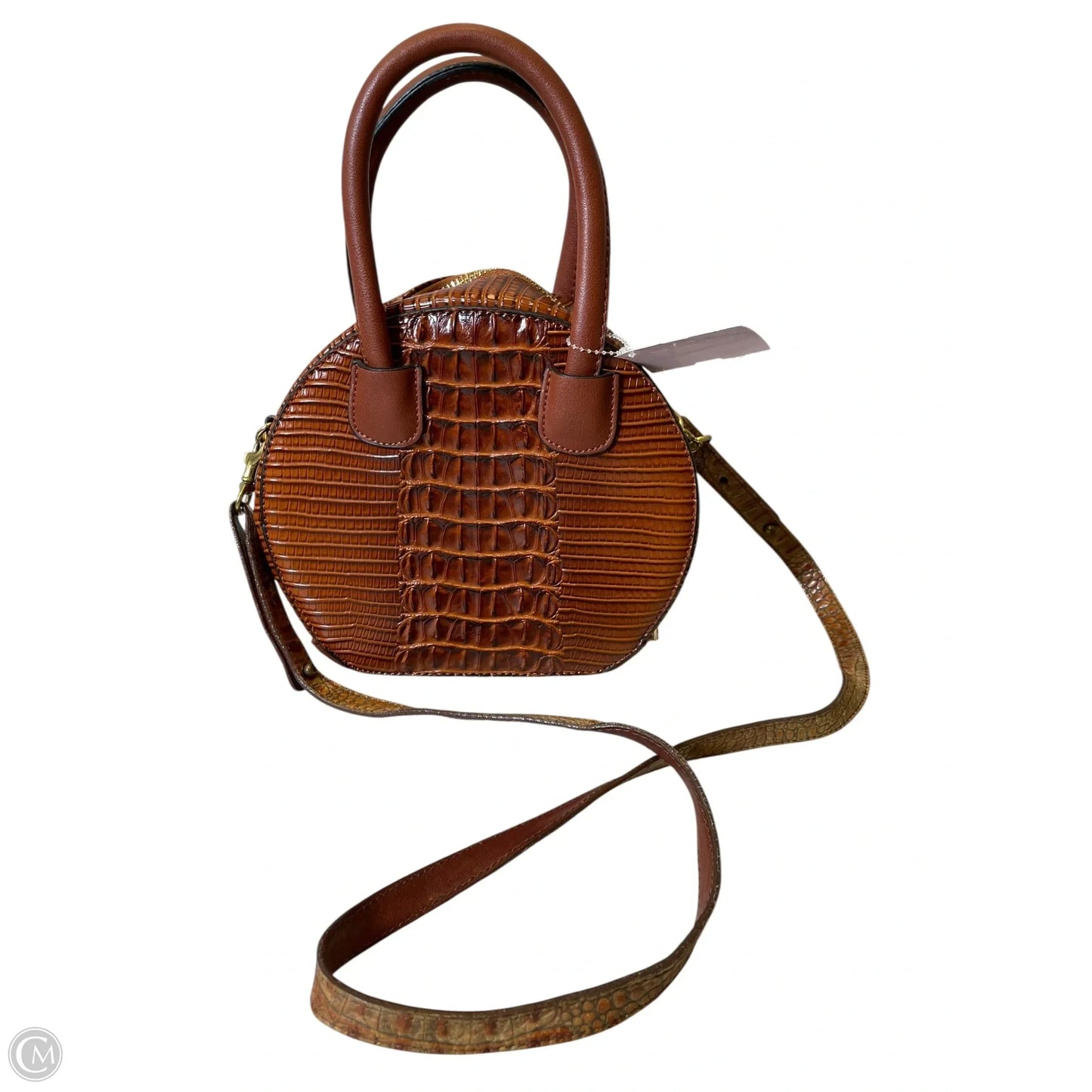 Handbag Leather By Cmc, Size: Small