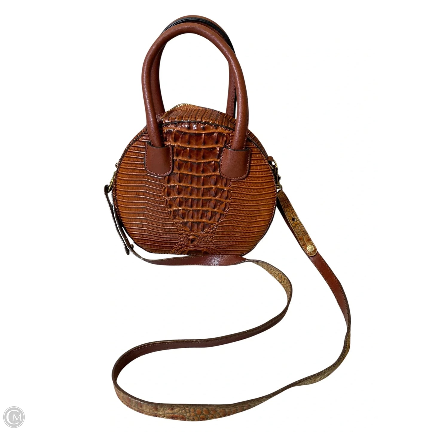 Handbag Leather By Cmc, Size: Small