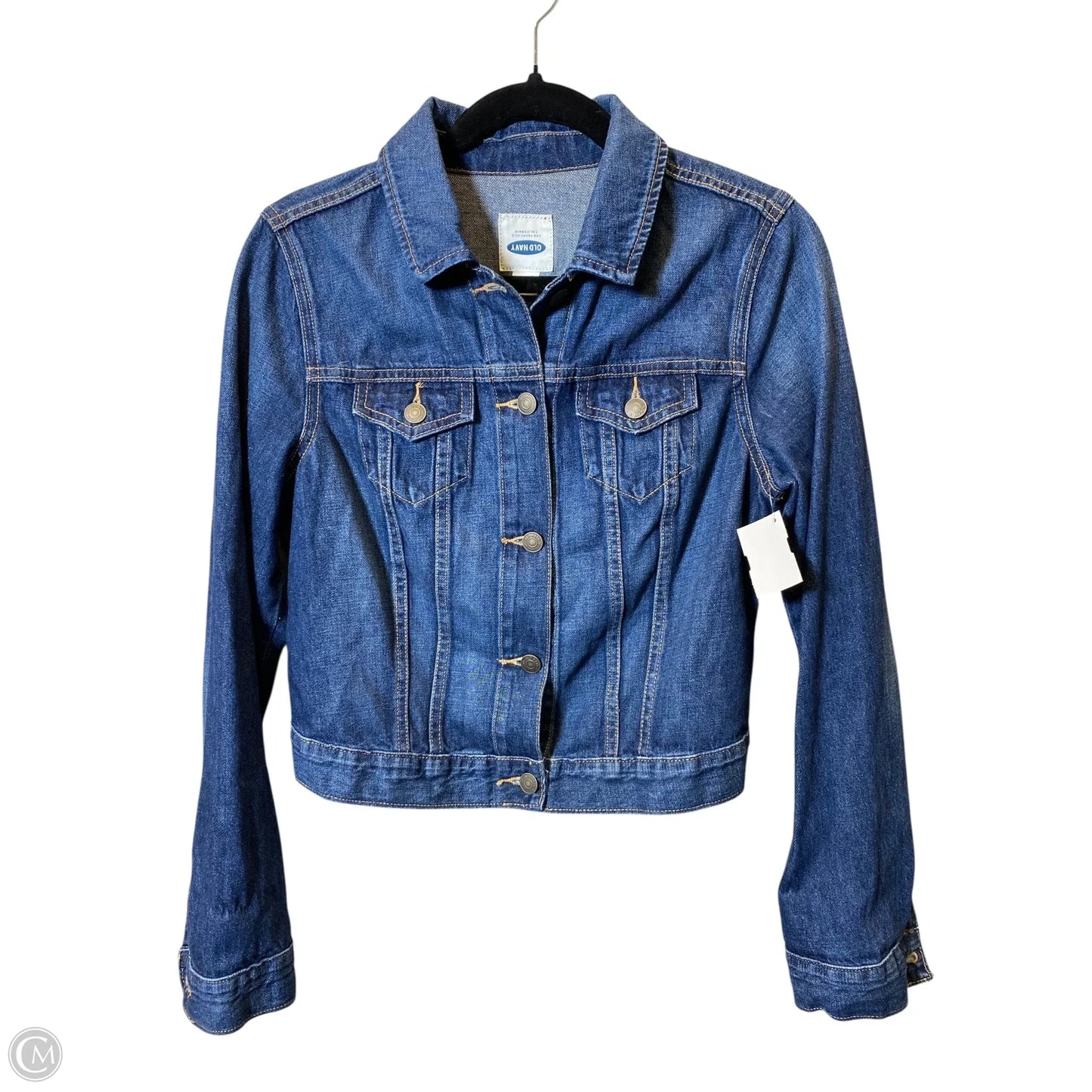 Jacket Denim By Old Navy In Blue Denim, Size: S