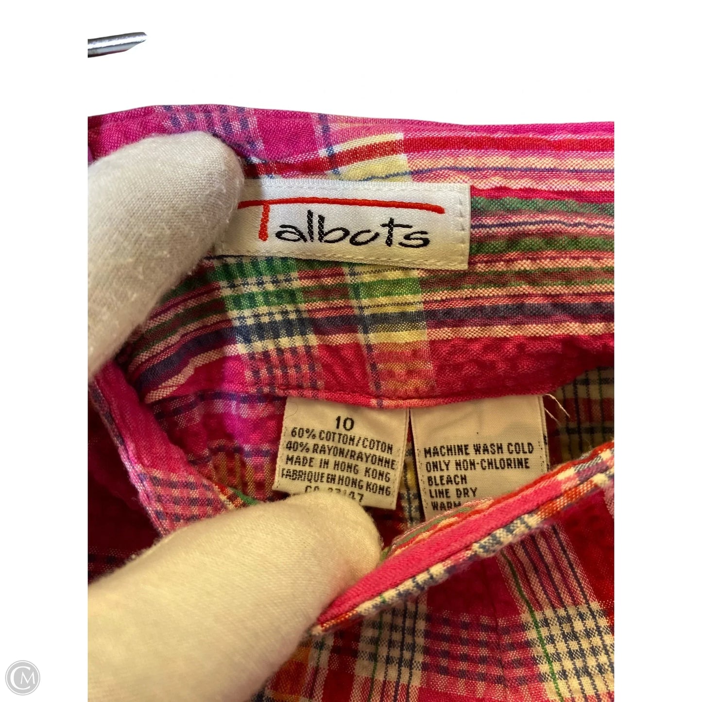 Skirt Midi By Talbots In Plaid Pattern, Size: 10