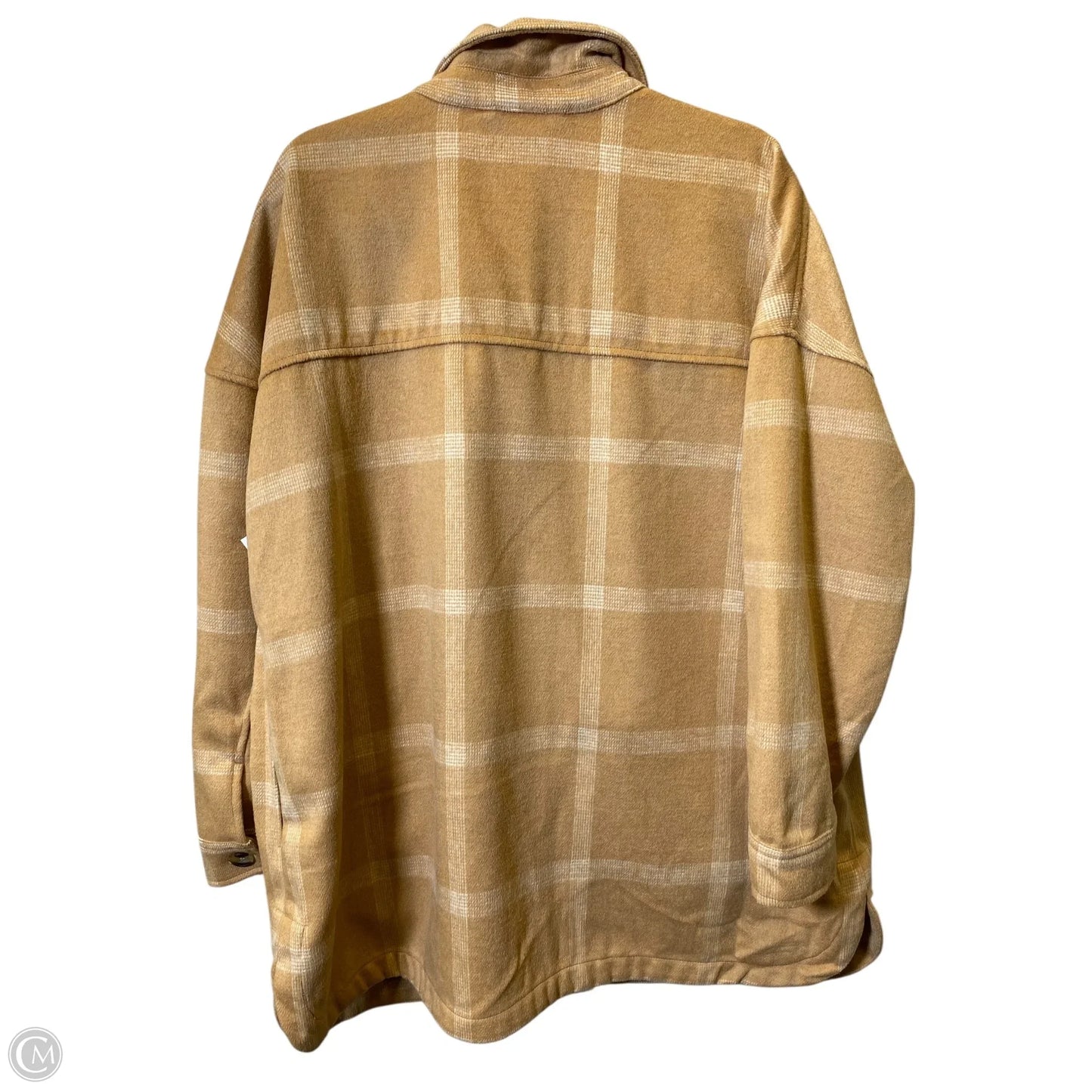 Jacket Shirt By Sonoma In Plaid Pattern, Size: Xxl