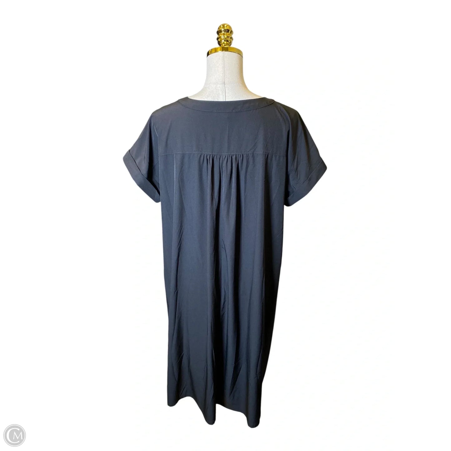 Dress Casual Midi By Talbots In Black, Size: L