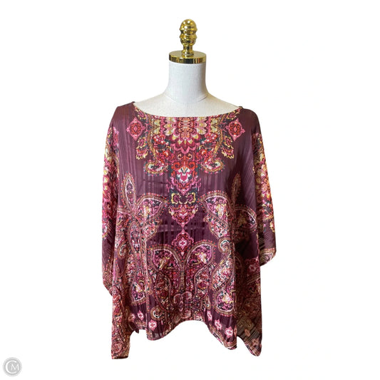 Top Short Sleeve By Chicos In Multi-colored, Size: 2x