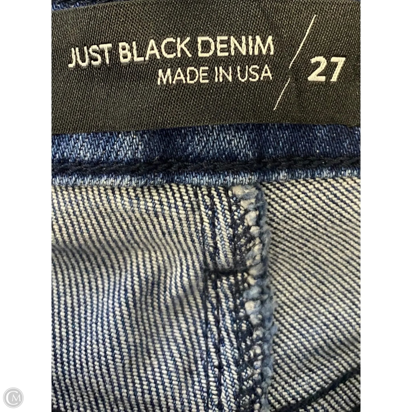 Jeans Straight By Just Black In Blue Denim, Size: 4