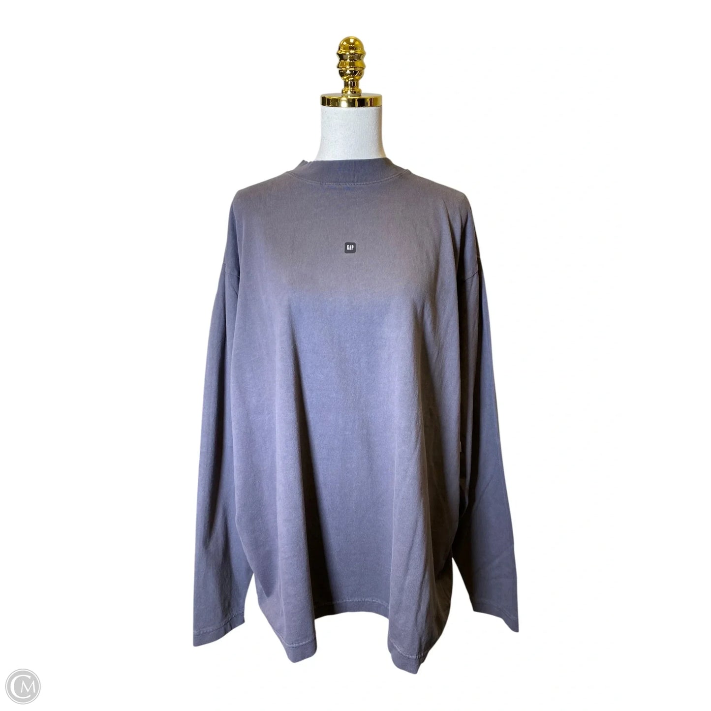 Sweatshirt Crewneck By Gap In Grey, Size: S