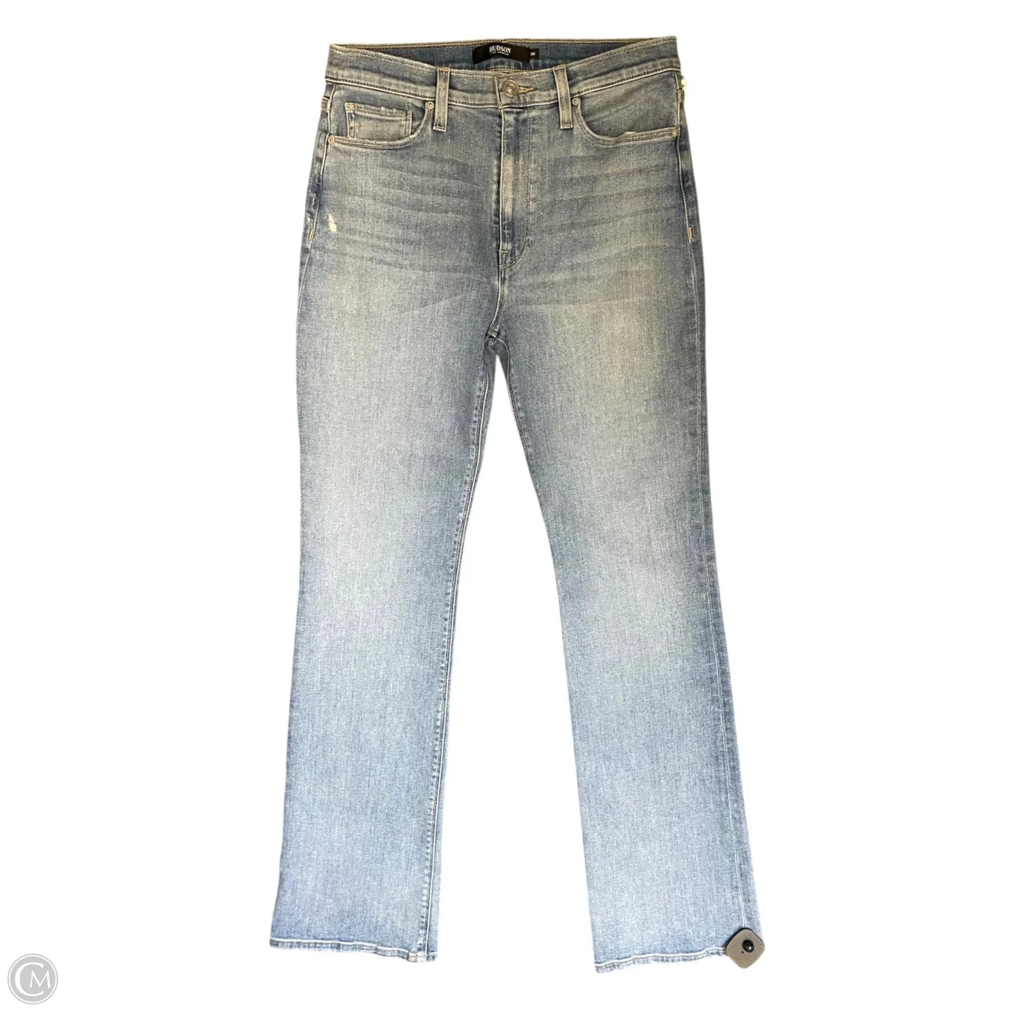 Jeans Boot Cut By Hudson In Blue Denim, Size: 30