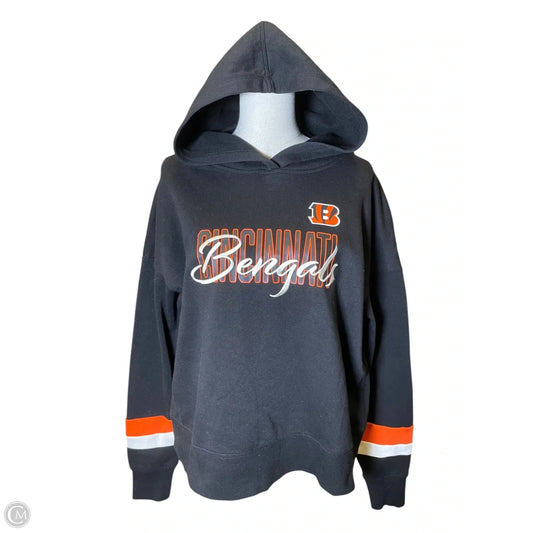 Sweatshirt Hoodie By Nfl In Black, Size: L