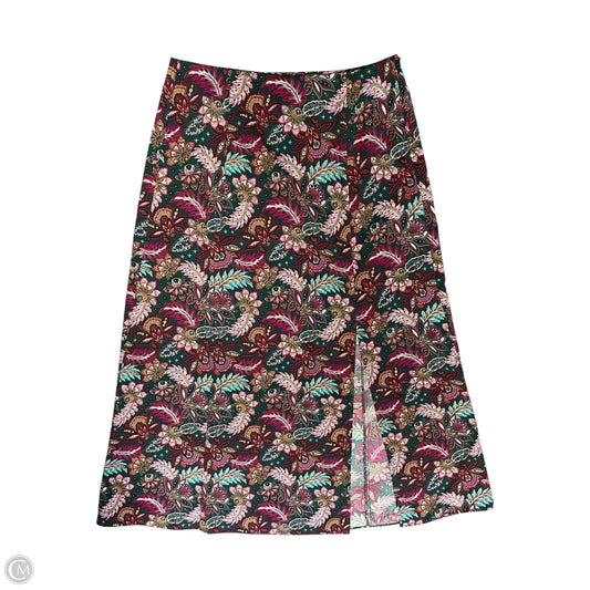 Skirt Maxi By Loft In Multi-colored, Size: 6