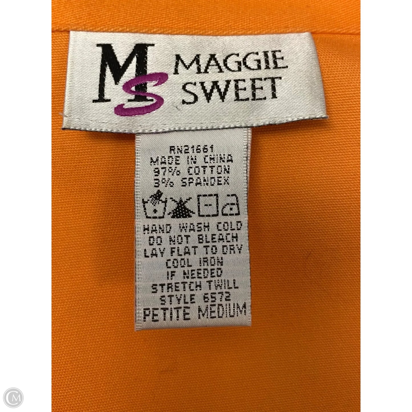 Jacket Other By Clothes Mentor In Orange, Size: M