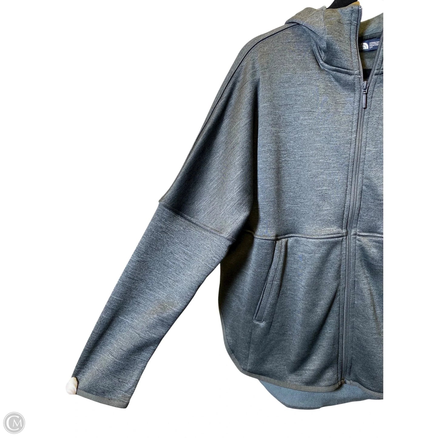 Athletic Jacket By The North Face In Grey, Size: S