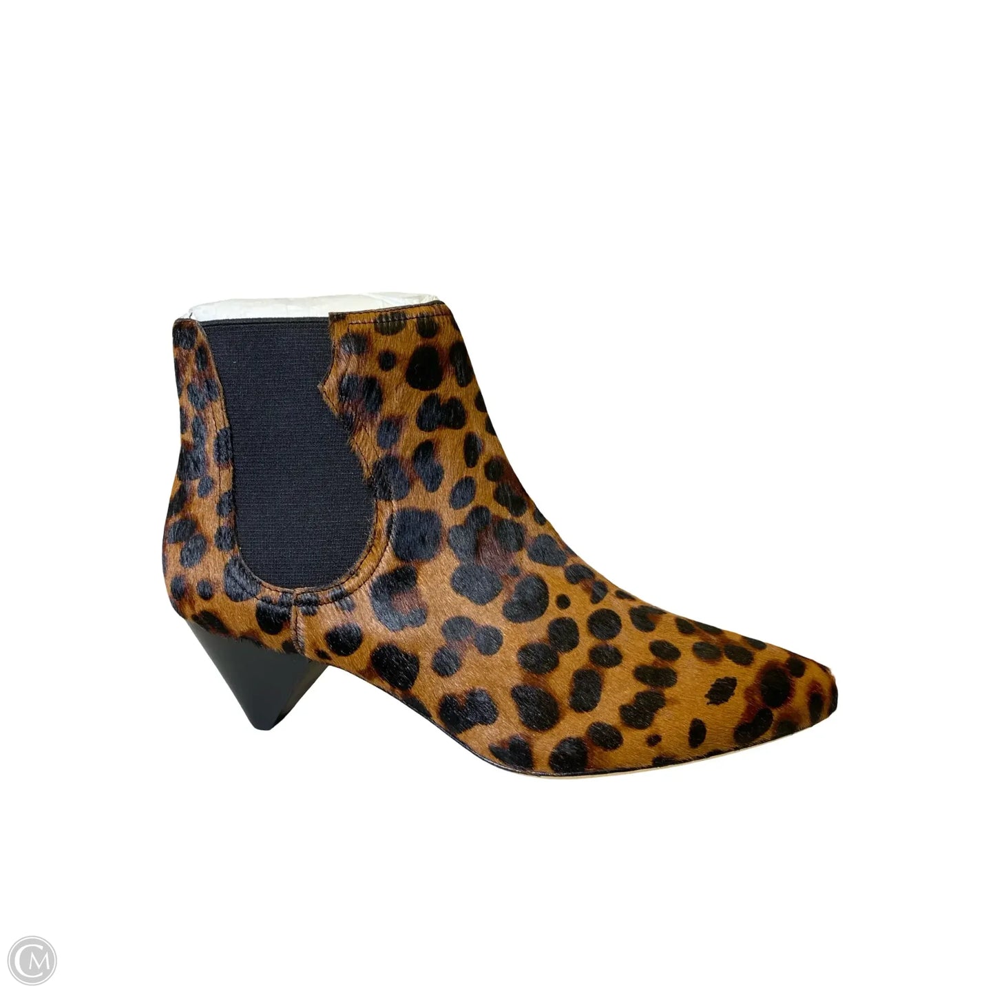 Boots Ankle Heels By Joie In Animal Print, Size: 7.5
