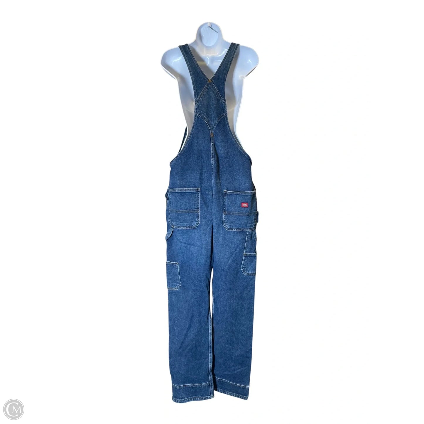 Overalls By Dickies In Blue Denim, Size: M