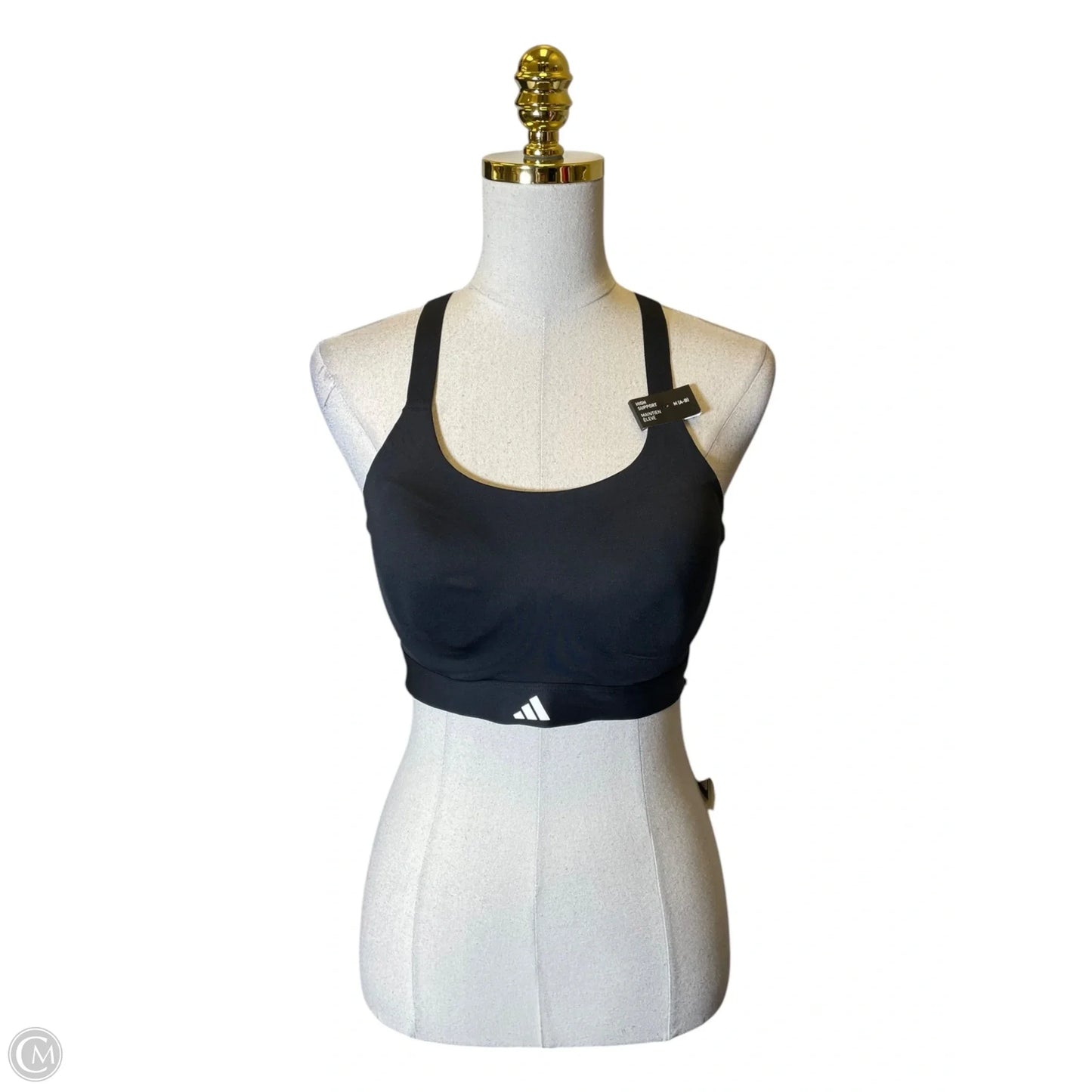 Athletic Bra By Adidas In Black, Size: M