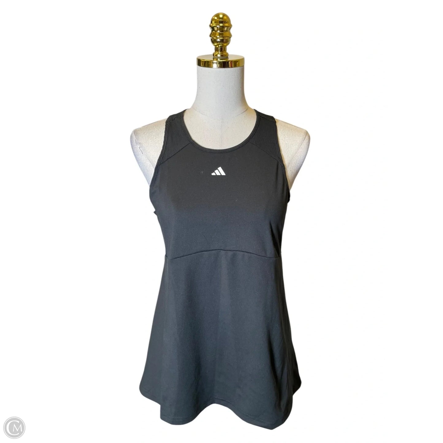 Athletic Tank Top By Adidas In Black, Size: M
